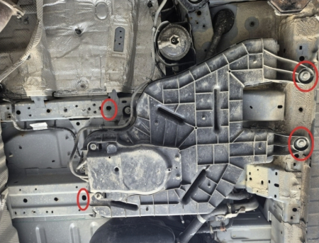 Scut metalic oțel 2mm rezervor AdBlue Ford Tourneo Custom diesel după 2023 [3]