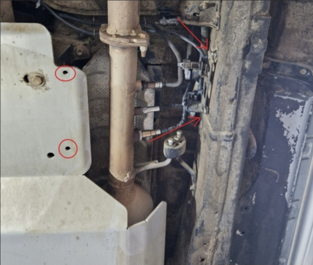 Scut Metalic Senzor Filtru Particule Toyota Hilux Invincible (2021 - Prezent) - Oțel 2mm [2]