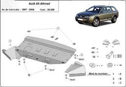 Scut motor Audi Allroad - Scut motor metalic Audi Allroad 1999-2005