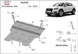 Scut motor metalic Audi Q2 dupa 2016