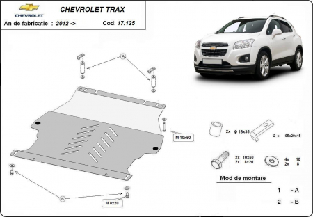 Scut motor Chevrolet - Scut motor metalic Chevrolet Trax