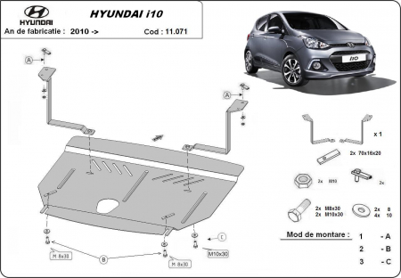 Scut motor Hyundai - Scut motor metalic Hyundai i10 2013-2019