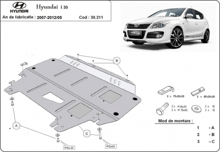 Scut motor Hyundai - Scut motor metalic Hyundai i30 2007 - 2011