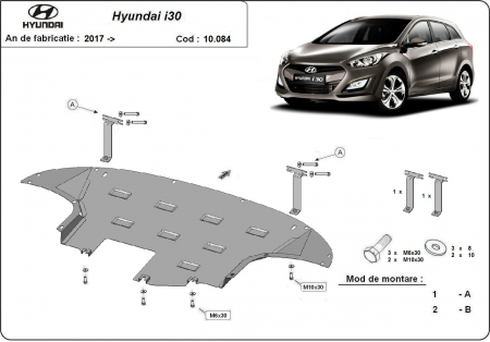 Scut motor Hyundai - Scut motor metalic Hyundai i30 dupa 2017