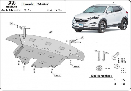 Scut motor Hyundai - Scut motor metalic Hyundai Tucson dupa 2015