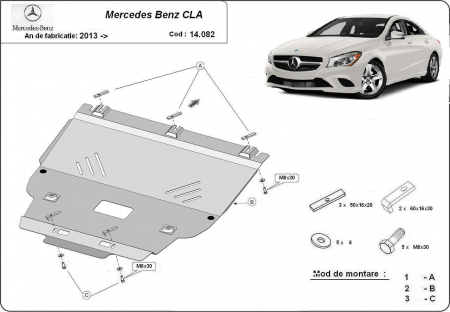 Scut motor Mercedes - Scut motor metalic Mercedes CLA X117