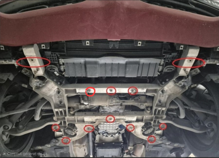 Scut aluminiu motor Alfa Romeo Stelvio 2016 - prezent model 1 [2]