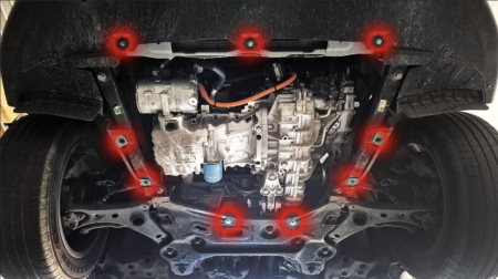 Scut Motor Metalic Chery Tiggo 8 (2020 - Prezent) | Oțel 2mm [4]