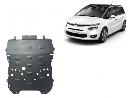 Scut motor metalic oțel 2mm Citroen Grand C4 Picasso 2013-2018 Model 2 [1]
