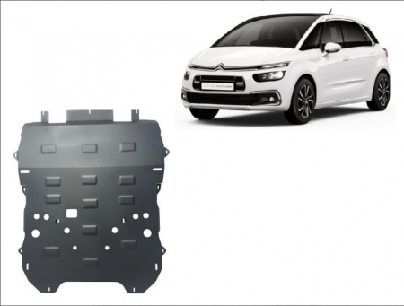 Scut motor metalic oțel 2mm Citroen Grand C4 Spacetourer 2018-2020 Model 2 [1]