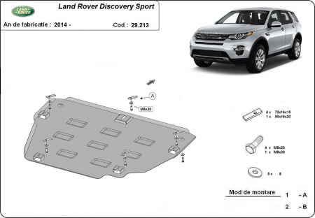 Scut motor Land-Rover - Scut motor metalic Discovery Sport dupa 2014