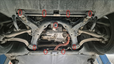 Scut motor metalic fata Tesla Model Y Juniper AWD 2024-2026 [3]