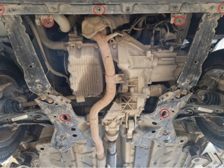 Scut motor metalic Fiat Panda 4x2 2011 - prezent [3]