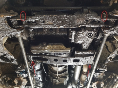 Scut motor oțel 3mm Ford Maverick 1993-1999 [5]