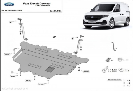 Scut motor Ford Transit Connect - Scut motor metalic Ford Transit Connect cutie automata 2024 - prezent