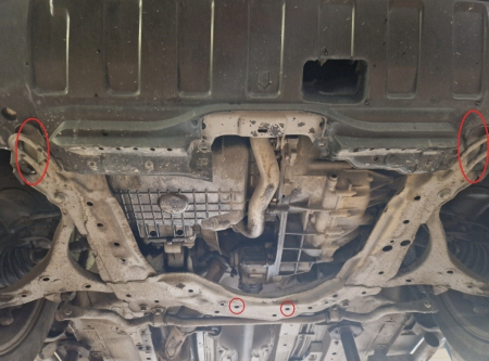 Scut motor metalic Honda CR-V 2002 - 2007 [2]