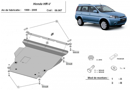 Scut motor Honda - Scut motor metalic Honda HR-V 1999-2005