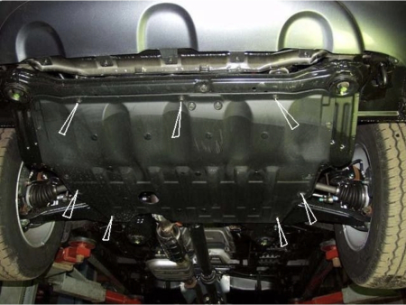 Scut motor metalic Hyundai Santa Fe 2001 - 2006 [2]