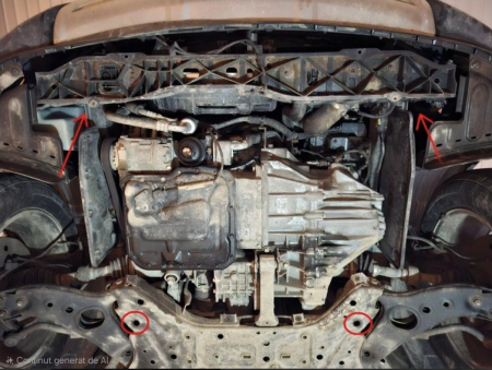 Scut motor metalic Hyundai Santa Fe 2012 - 2018 [3]