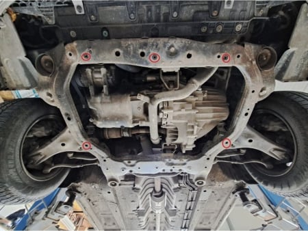 Scut motor metalic Hyundai Verna 2005 - 2010 [3]