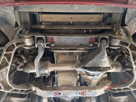 Scut motor metalic Jeep Cherokee KJ fabricat intre 2001 - 2008 [8]