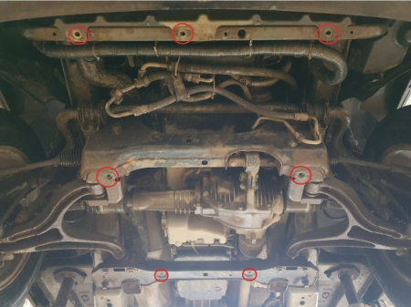 Scut motor metalic Jeep Grand Cherokee fabricat intre 2004 - 2010 [2]