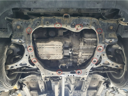 Scut motor metalic Kia Sorento fabricata intre 2010 - 2012 [2]