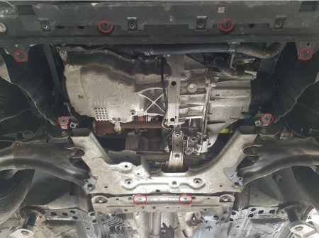 Scut motor metalic Mercedes Citan dupa 2012 [2]