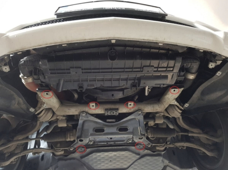 Scut motor metalic Mercedes E-Class W212 2009-2016 [2]