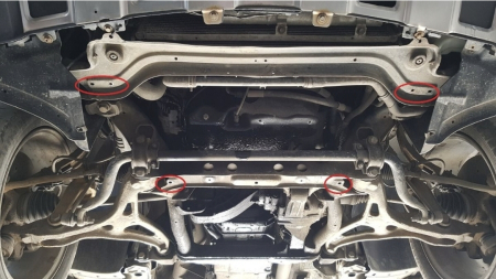 Scut motor metalic Mercedes ML W164 2005-2011 [7]