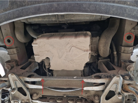 Scut motor si cutie viteze metalic 3mm Karmaster compatibil Mercedes Sprinter 2x4 2006-2017 [3]