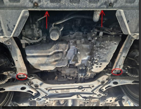 Scut motor metalic Mitsubishi Outlander dupa 2012 [1]