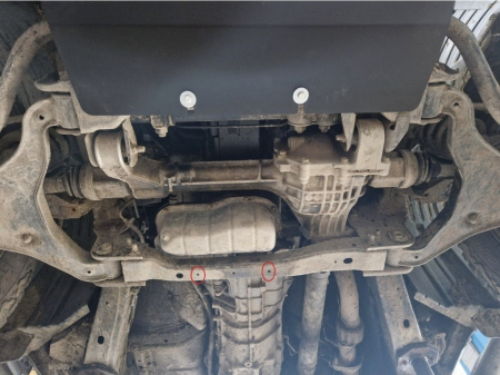 Scut motor metalic Nissan Pathfinder 2005-2015 Karmaster, otel 3mm, fereastra service ulei, cod 16.112 [3]