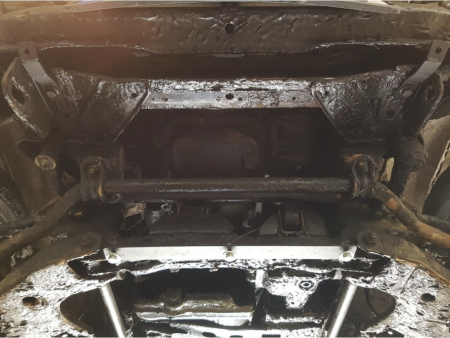 Scut motor metalic Nissan Terrano II 1992-2007 Karmaster, otel 3mm, protectie motor, radiator, bara fata, cod 16.120 [3]