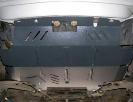 Scut motor metalic Nissan X-Trail T30 2001-2007 Karmaster, otel 2.5mm, protectie motor, cutie viteze, radiator, fereastra service ulei, cod 16.110 [5]