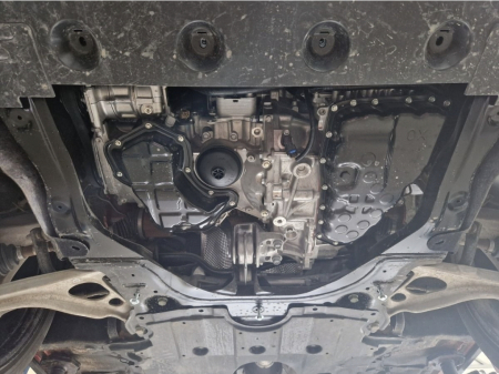 Scut motor metalic Nissan X-Trail T33 2021-2025 Karmaster, otel 2mm, protectie motor, cutie viteze, radiator, cod 19.140 [3]