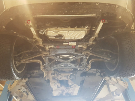 Scut motor metalic Porsche Cayenne 2018-prezent, oțel 2mm, cod 02.011 - Karmaster.ro [2]