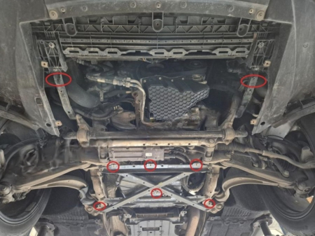 Scut motor metalic Porsche Macan 2014-2025, oțel 2mm, cod 02.012 - Karmaster.ro [2]