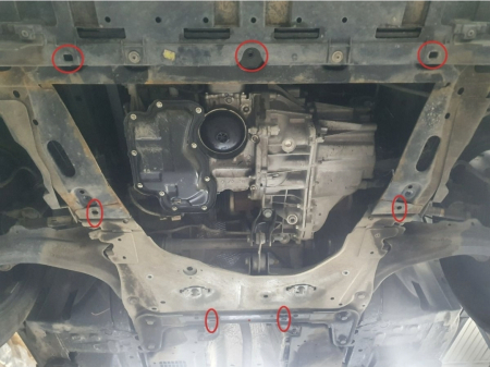 Scut metalic motor si cutie viteze Renault Captur (2013-2019), oțel 2mm, acces ulei, cod 19.131 [2]