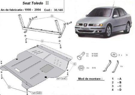 Scut motor Seat - Scut motor metalic Seat Toledo 1998-2004