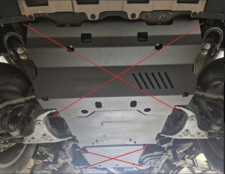 Scut metalic motor grup față oțel 3mm Lexus GX 2024+ [6]