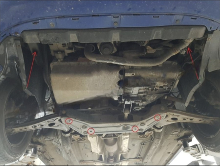 Scut Motor Metalic Oțel Skoda Fabia Diesel (2007 - 2014) Karmaster (Cod 30.148) [2]