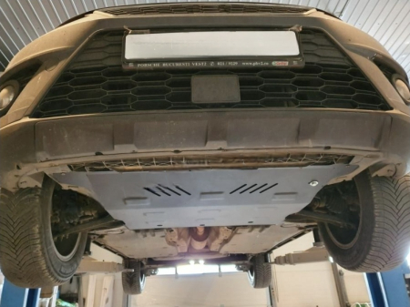 Scut Motor Metalic Oțel Skoda Kamiq (2017 - Prezent) - Protecție Integrală Motor, Cutie Viteze și Radiator, Grosime 2mm [6]