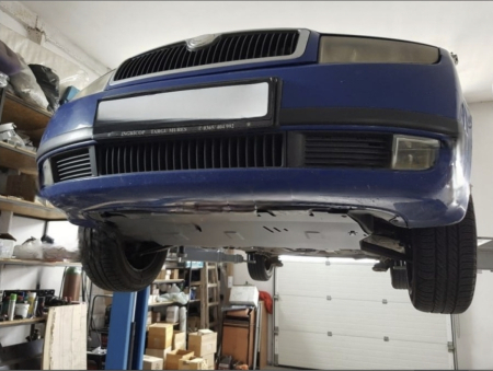 Scut Metalic Motor, Cutie Manuală, Radiator și Bară Față Skoda Rapid 2012-2019 (Cod 30.148) [6]