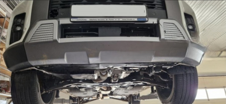 Scut motor metalic oțel SsangYong Torres 2022 - prezent protecție cutie de viteze și radiator Karmaster [5]