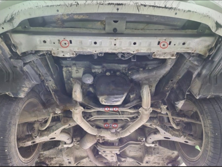 Scut Motor Metalic Subaru Legacy (1998 - 2003) - Protecție Motor, Cutie și Radiator - Oțel 2mm - Cod 24.149 [2]