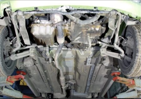 Scut Motor Metalic Suzuki Wagon R+ (1998 - 2026) - Oțel 2mm, Cod 17.120 (cu fereastră vizitare ulei) [2]