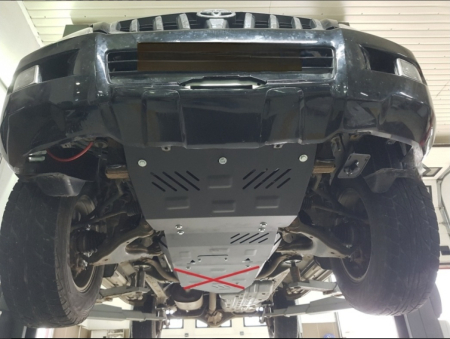 Scut Motor, Radiator și Bară Față Toyota 4Runner (2002 - 2009) - Oțel 2.5mm, Cod 26.172 [10]