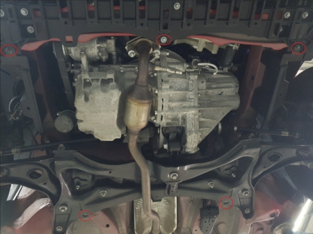 Scut Metalic Motor, Cutie de Viteze și Radiator Toyota Aygo AB40 (2014 - 2022) - Oțel 2mm [2]