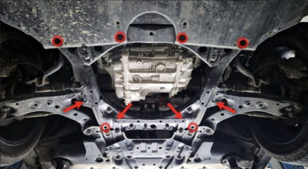 Scut motor metalic oțel 2mm Toyota BZ4X (2022 - 2026) - Karmaster.ro [3]